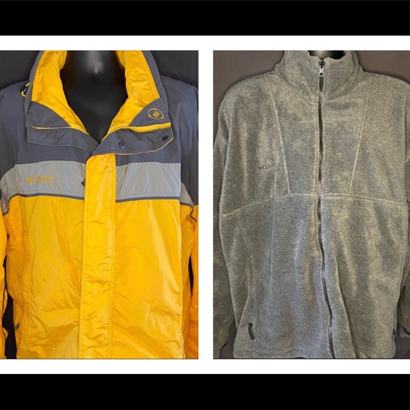 Columbia Bugaboo Mens 3 in 1 Winter Coat. Size XXL. Yellow and Black. - Picture 4 of 14